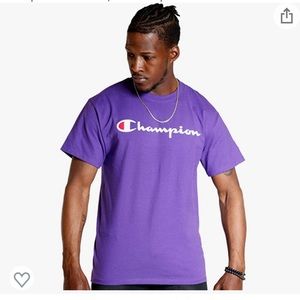Champion Authentic Athleticwear Medium Purple Shirt Top Tee